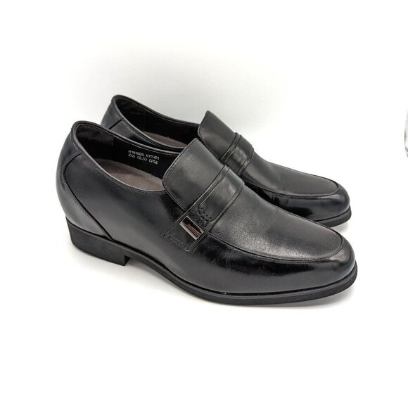 Chamaripa ELEVATOR SHOES Height Increasing Men's Dress Shoes Size 7 (38) Loafer - Picture 3 of 8